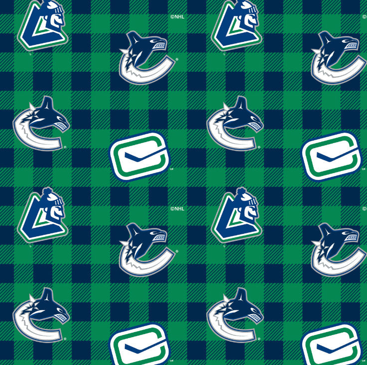 Vancouver Canucks Flannel Check