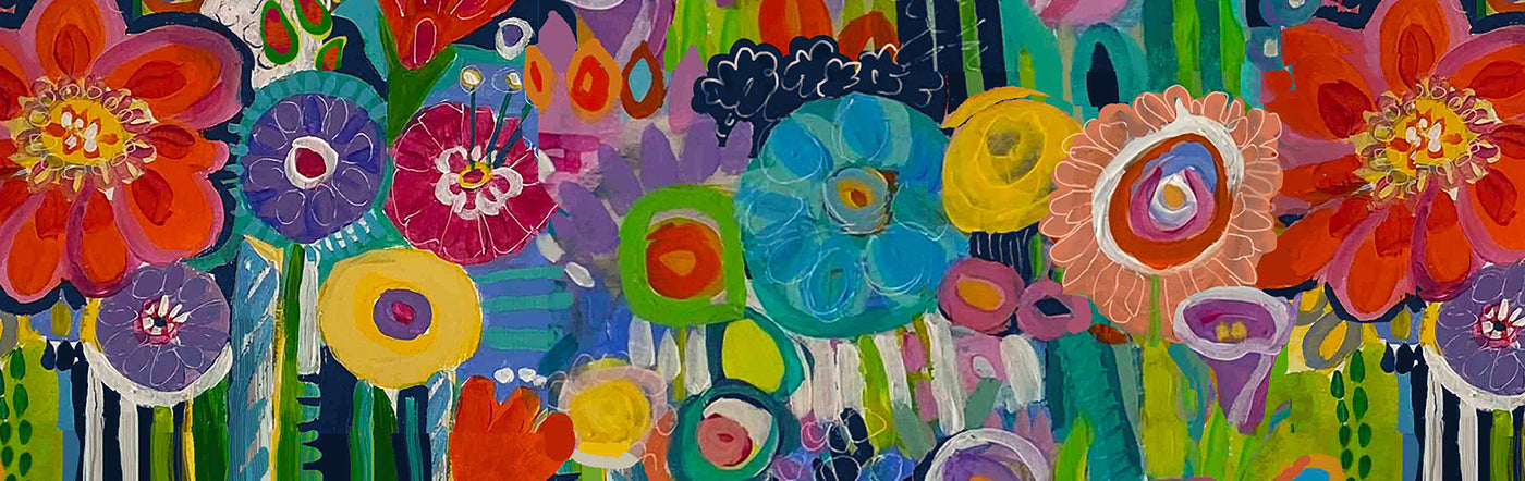 Painted Florals - Artist Carla Reed