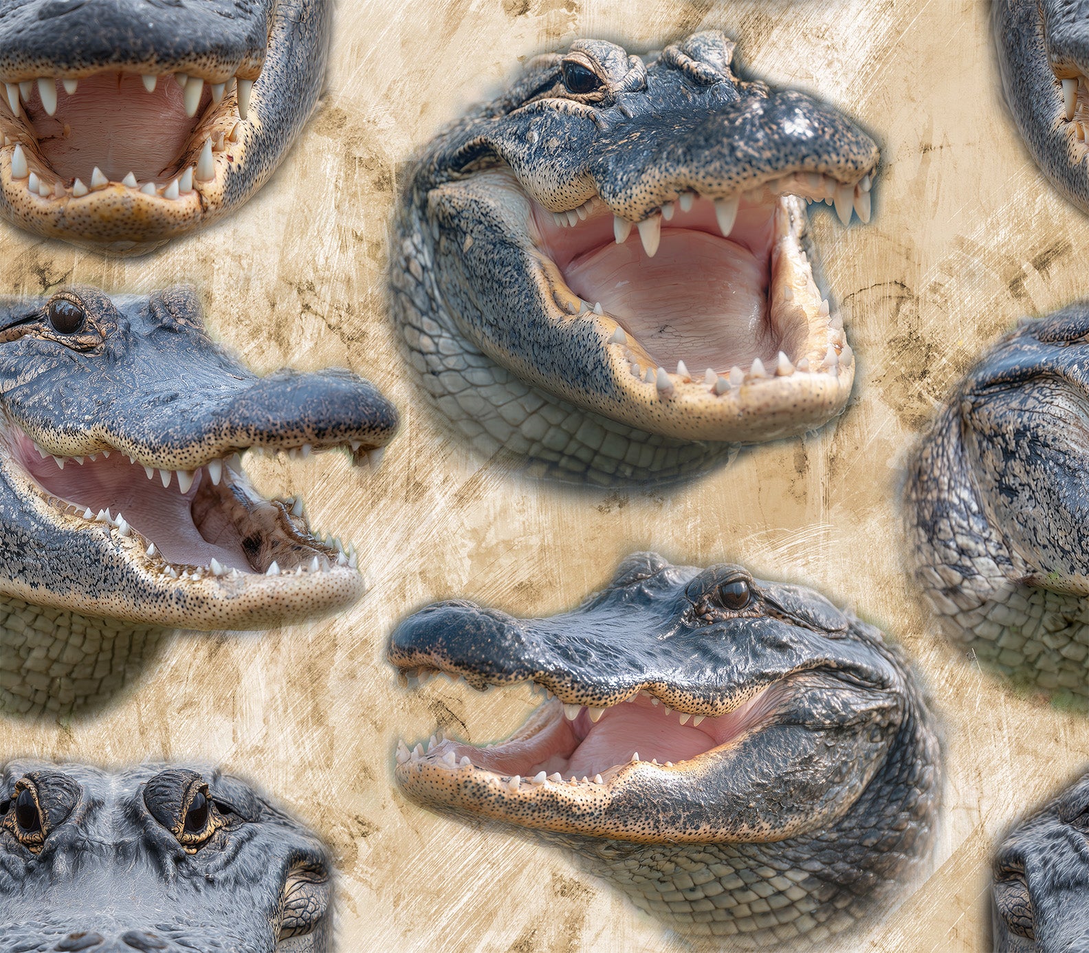 MASCOT MADNESS GATORS - 6 inch head -100% Cotton - 10558-GATORS