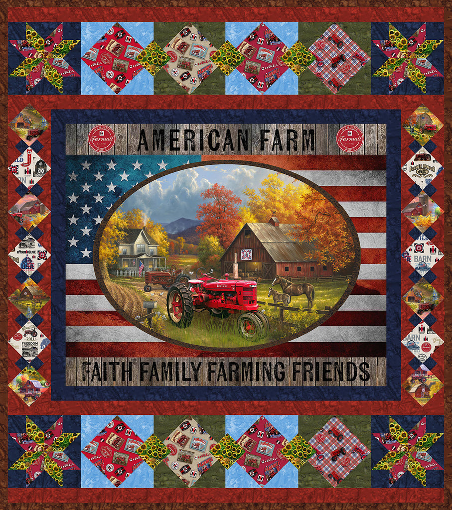 Farmall Patriotic Quilt