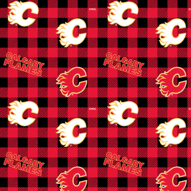 Calgary Flames Flannel Check