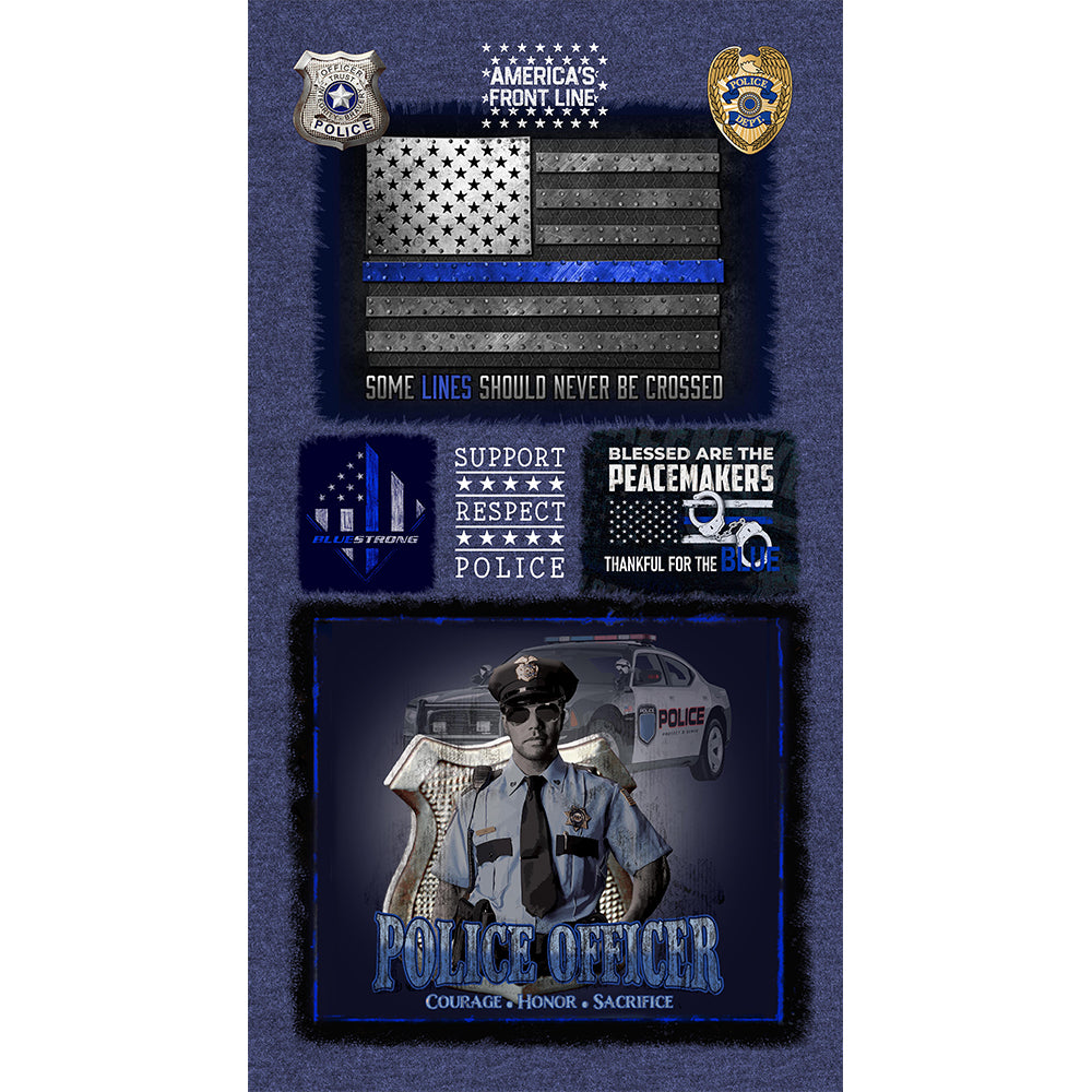 POLICE DEPARTMENT COTTON PANEL-1337PD