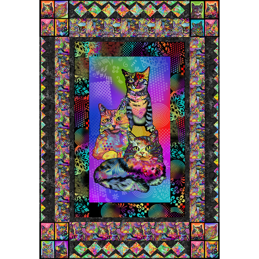 CRAZY FOR CATS Quilt Instruction
