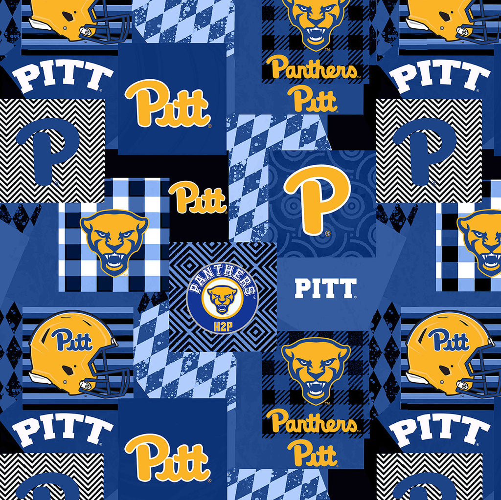 Pittsburg Collegiate minky Geometric pattern