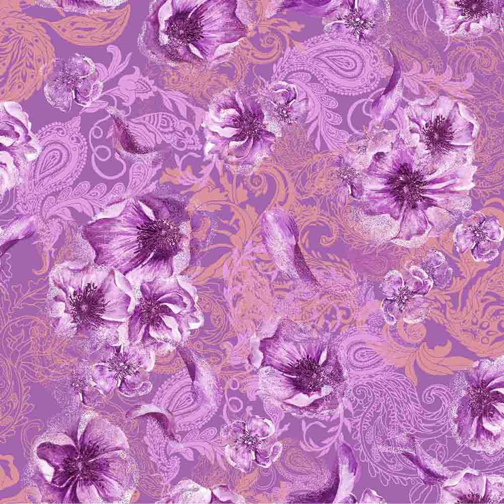 10478-Watercolor Floral Cotton